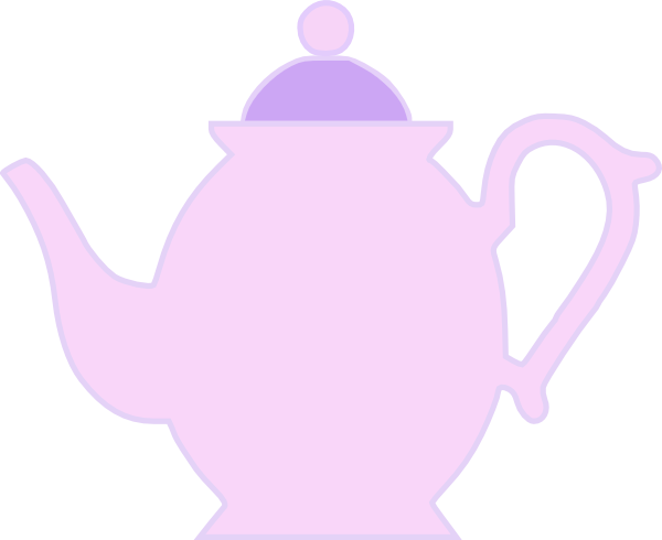 Purple Teapot Png (600x490)