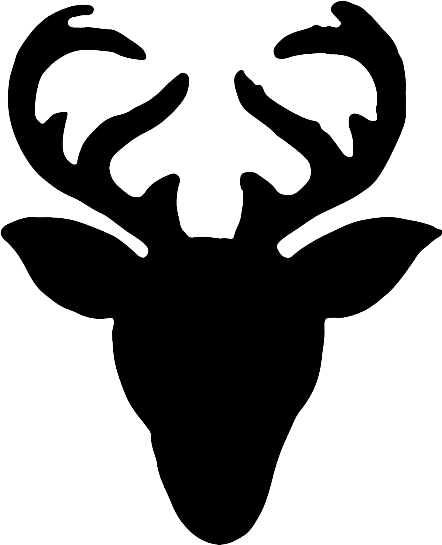 Reindeer Sign Reindeer Silhouette, Silhouettes And - Reindeer Head Silhouette Template (1800x1950)