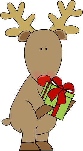 Christmas - Christmas Reindeer Clipart (278x500)