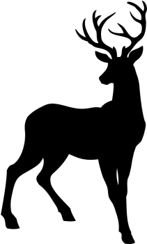 Deer Price Sheet - Deer Drawing Silhouette (512x370)