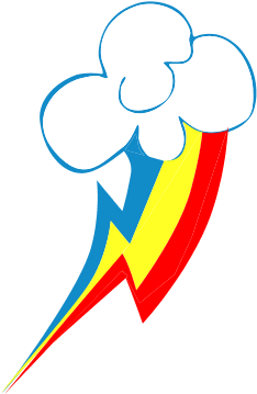 Rainbow Dash Cutie Mark Png File - Rainbow Dash Cutie Mark Png File (480x360)