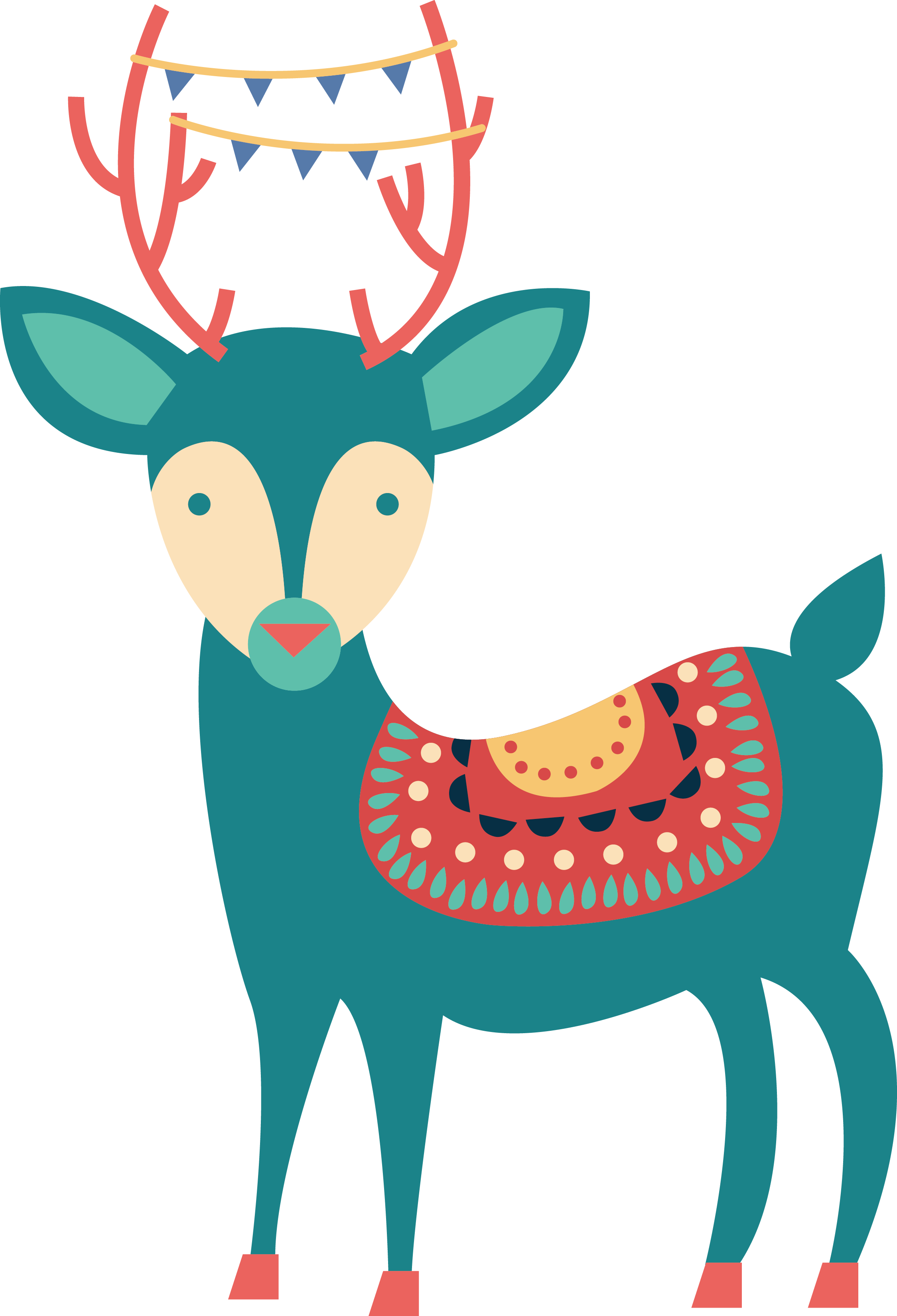 Reindeer Clip Art - Reindeer Clip Art (2249x3299)