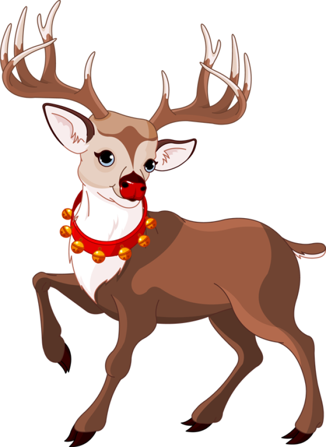 Reindeer - Rudolph The Red Nosed Reindeer (640x877)