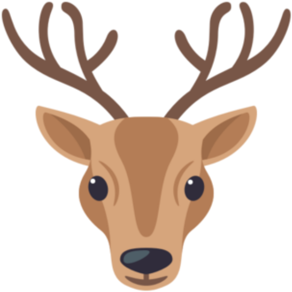Deer Emoji (600x600)