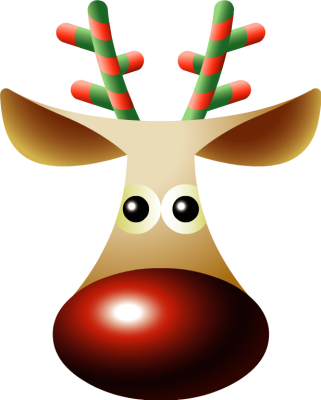 Reindeer - Reindeer With Big Nose (321x400)