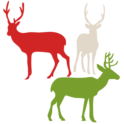 Winter Reindeer Svg Scrapbook Cut File Cute Clipart - Scalable Vector Graphics (432x432)
