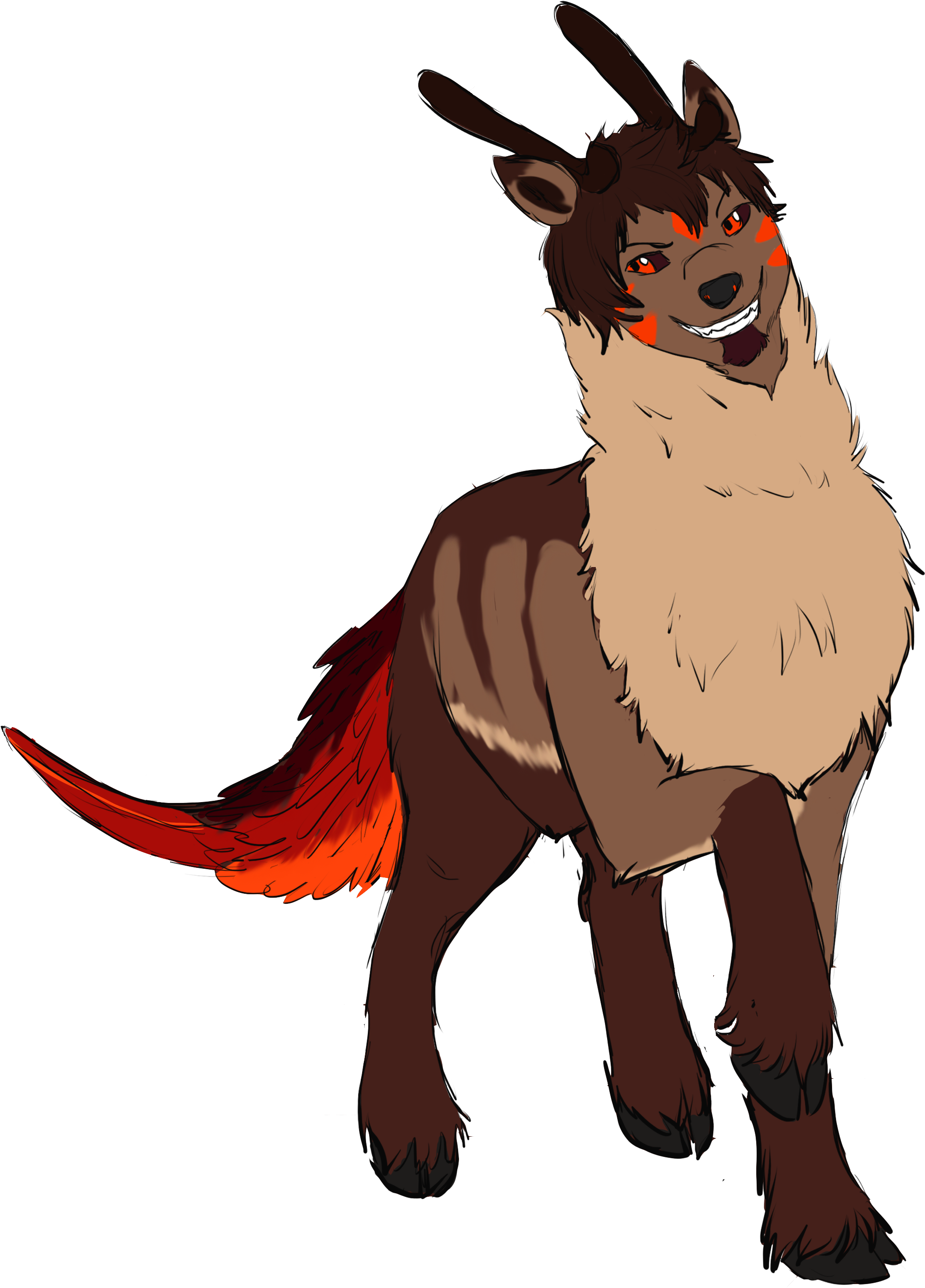 Oh Deer Stag Swag By Bloody-kelpie - Cartoon (2500x3000)