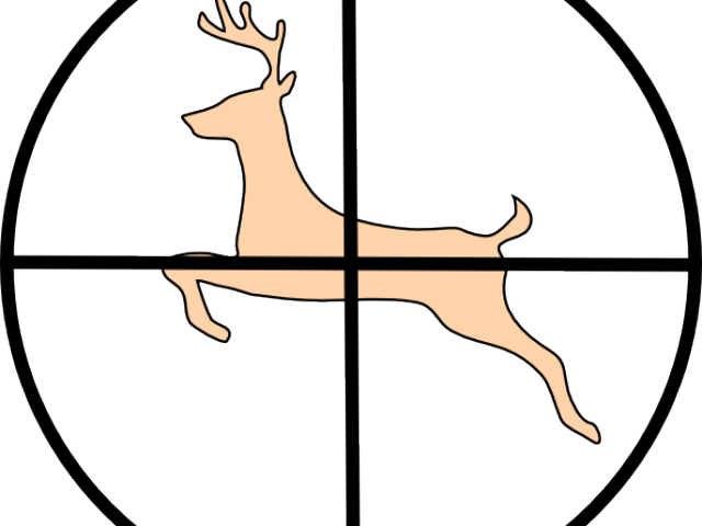 Deer Hunting Cliparts - Deer Hunting Clip Art (640x480)
