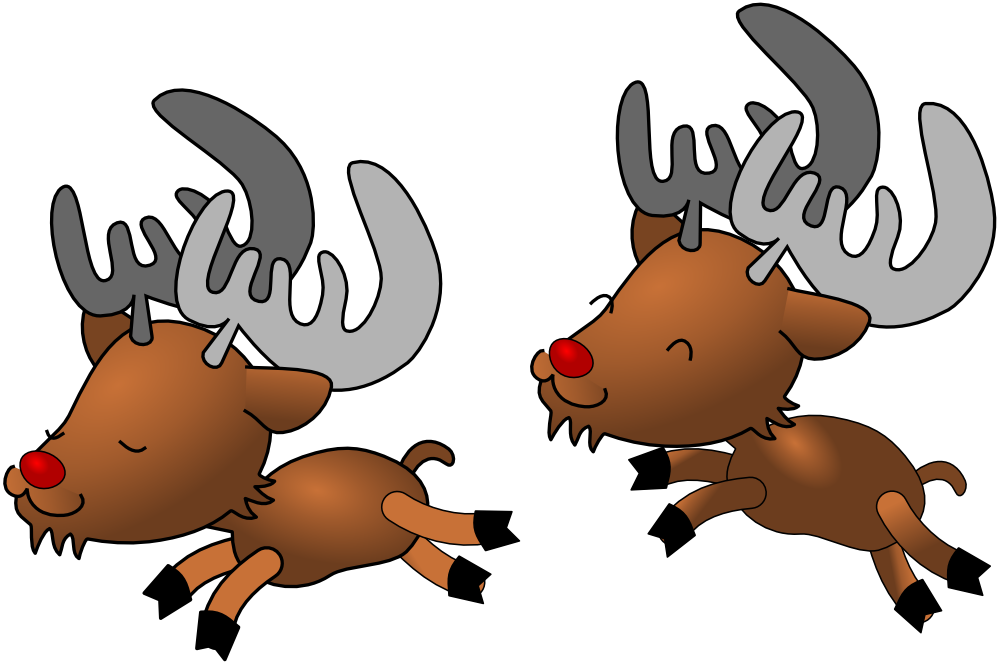 Reindeer Antlers Clipart - Rennes Dessin (999x664)