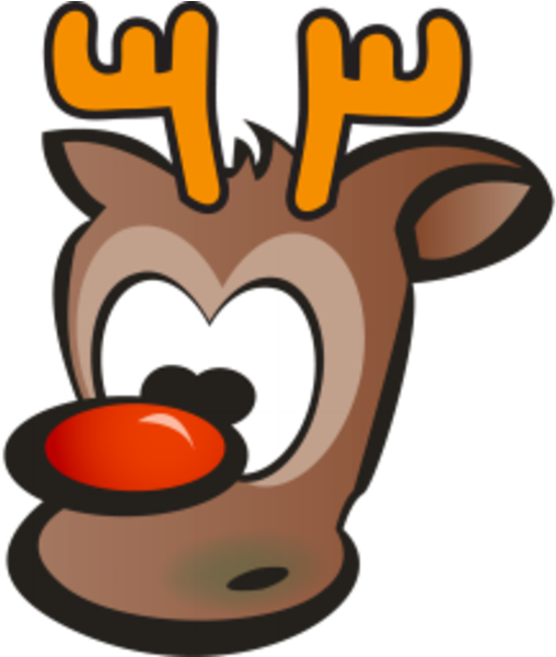 Cartoon Reindeer (600x600)
