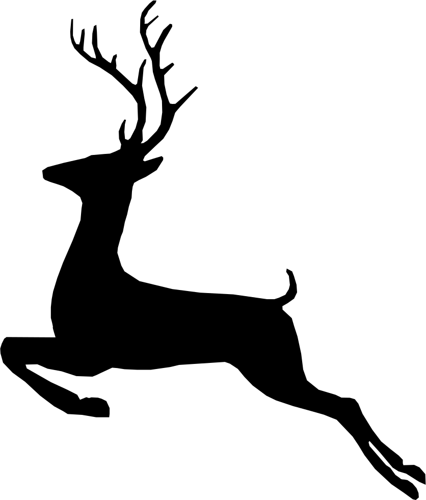 Deer Svg Png Icon Free Download - Deer Icon Png (836x981)