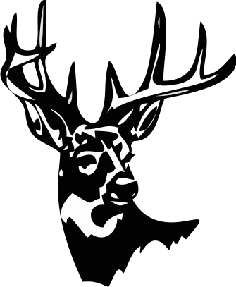 Fsu Bigbuck Buck Head 3 Rooster - Deer Head (335x407)