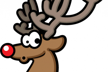 Head Clipart Rudolph - Rudolph Clipart (450x300)