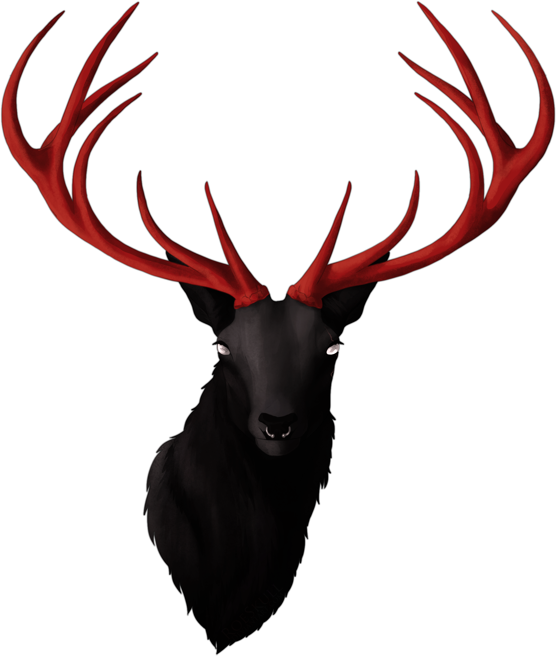 Demonic X White Tail - Elk (1858x2176)