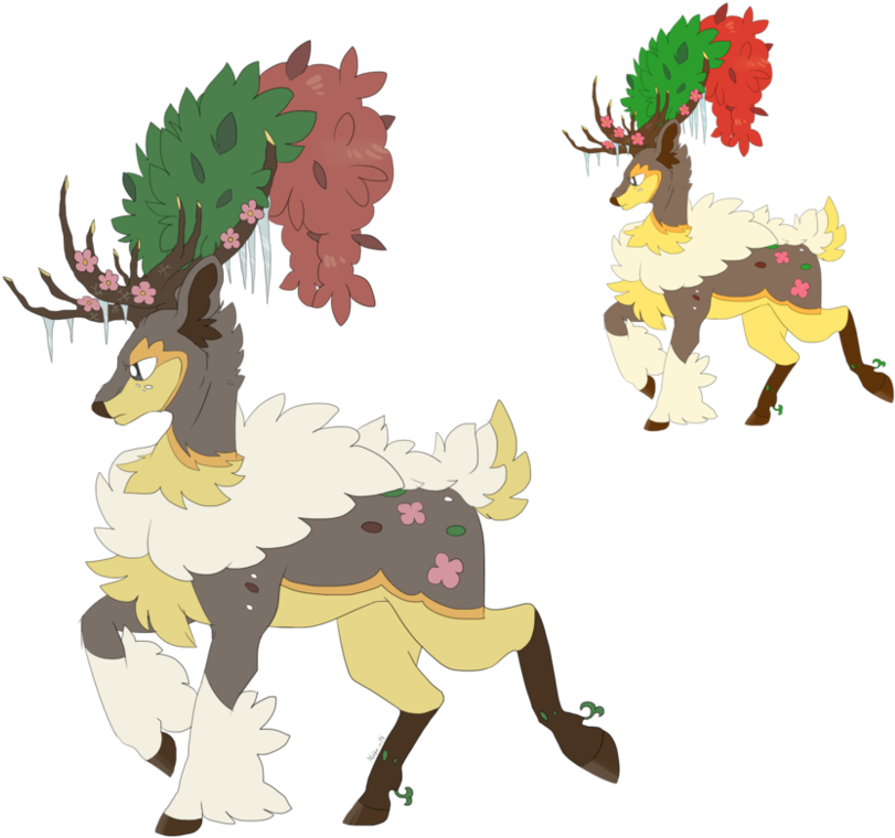 Mega Sawsbuck By Hullurichie - Drawing (997x802)