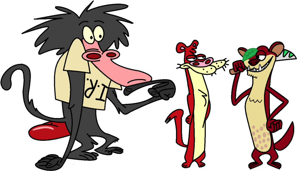 Baboon , I Am Weasel And Buck By Sethmendozada - Am Weasel And Ir Baboon (1024x601)