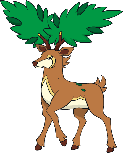 Shiny Sawsbuck - Sawsbuck Shiny (416x516)