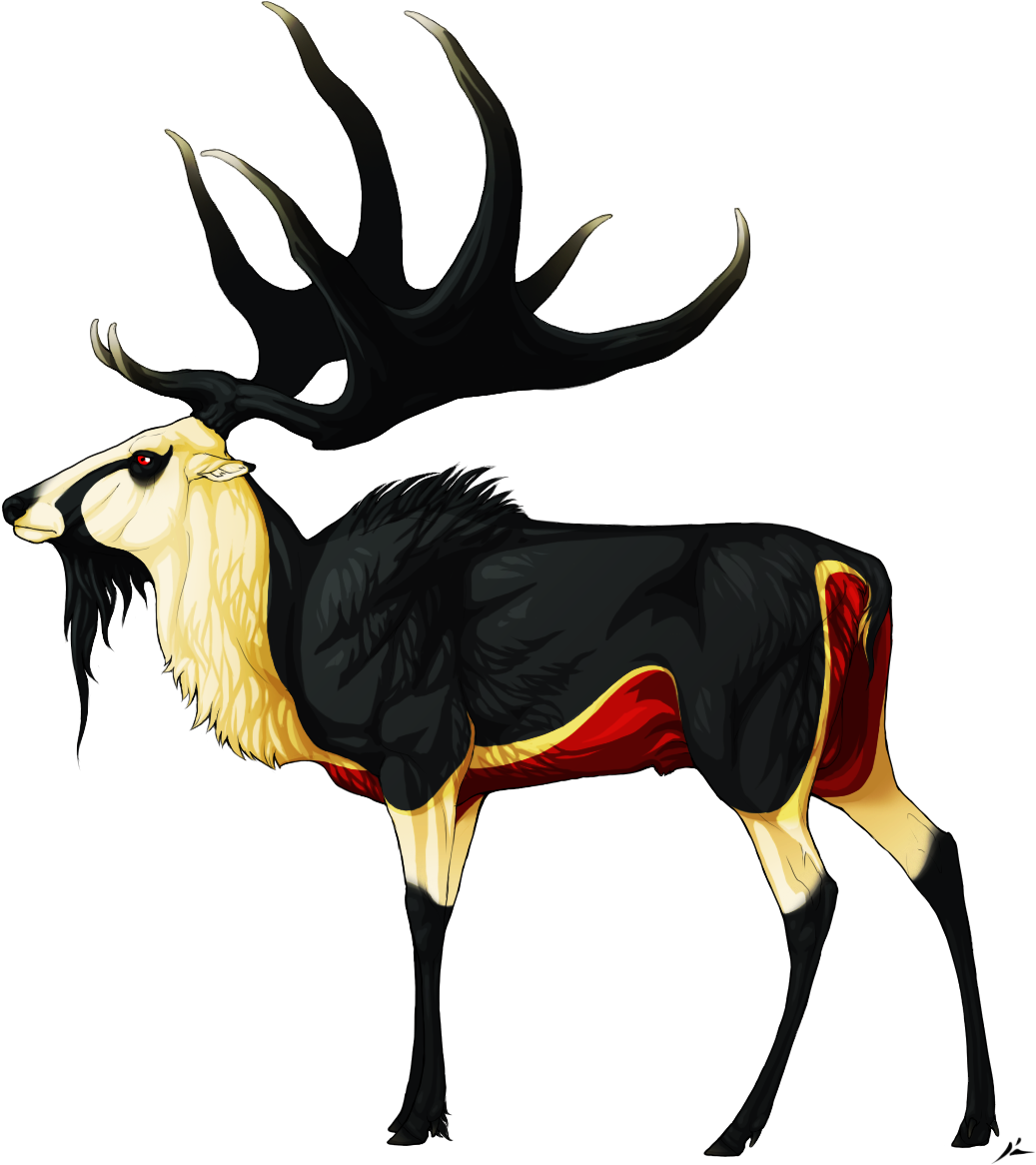 X Silly Bird Deer Second - France (1112x1217)