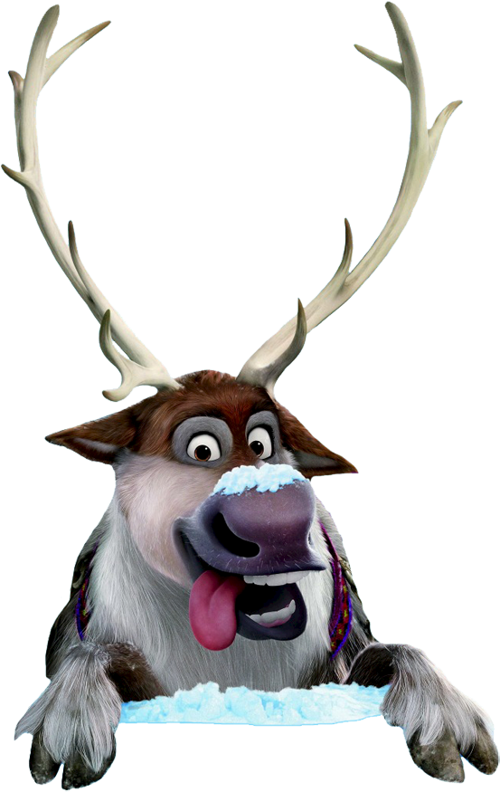 Sven Clip Art - Elsa Anna Olaf Sven Kristoff (576x897)