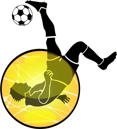 Stag/hen Parties - Soccer Player Kicking Ball (400x440)