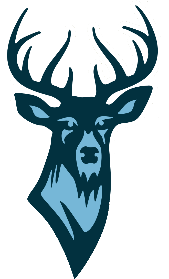 Rifles, Racks & Deer Tracks Annual Fundraiser - Decals Stickers Deer Size: 5 X 2.7 Inches Vinyl Color (674x1133)