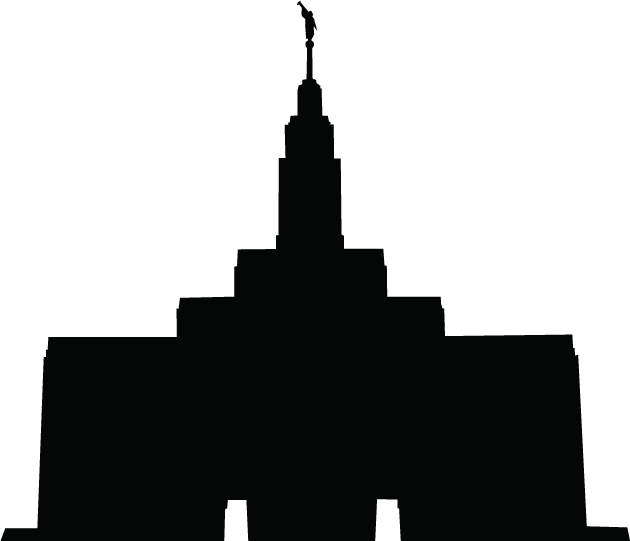 Temple Silhouette Clip Art - Silhouette Of A Temple (630x541)