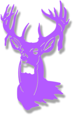 Deer Head - Art (600x600)