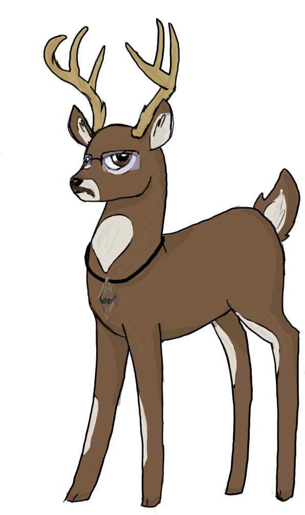 Deer-sona - Cartoon (800x1044)