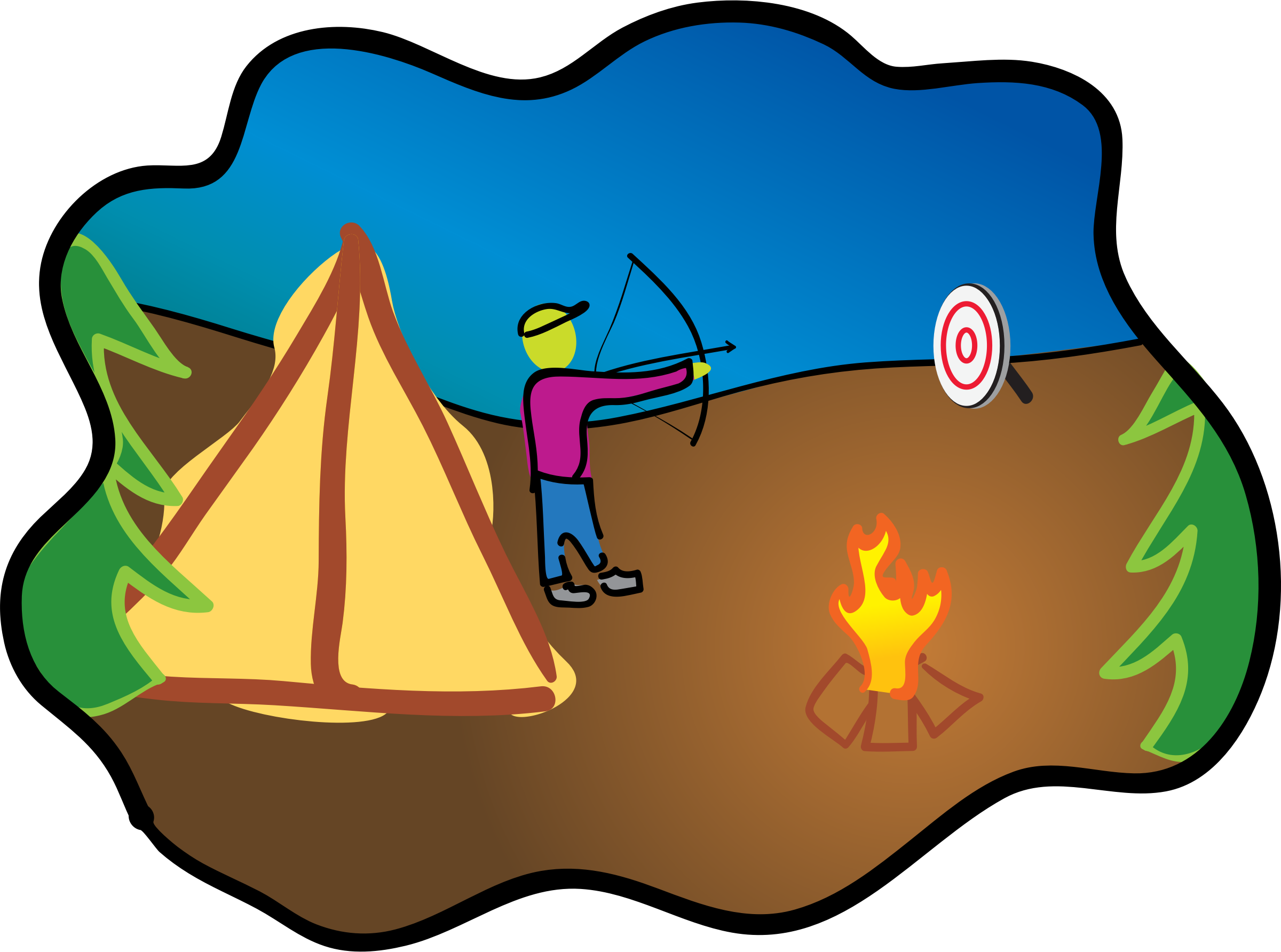 Camping Clip Art.