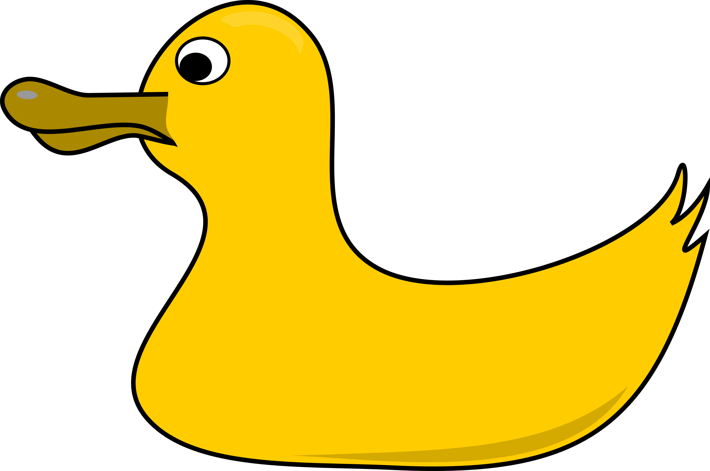 Duck Clip Art - Rubber Duck (2400x1594)