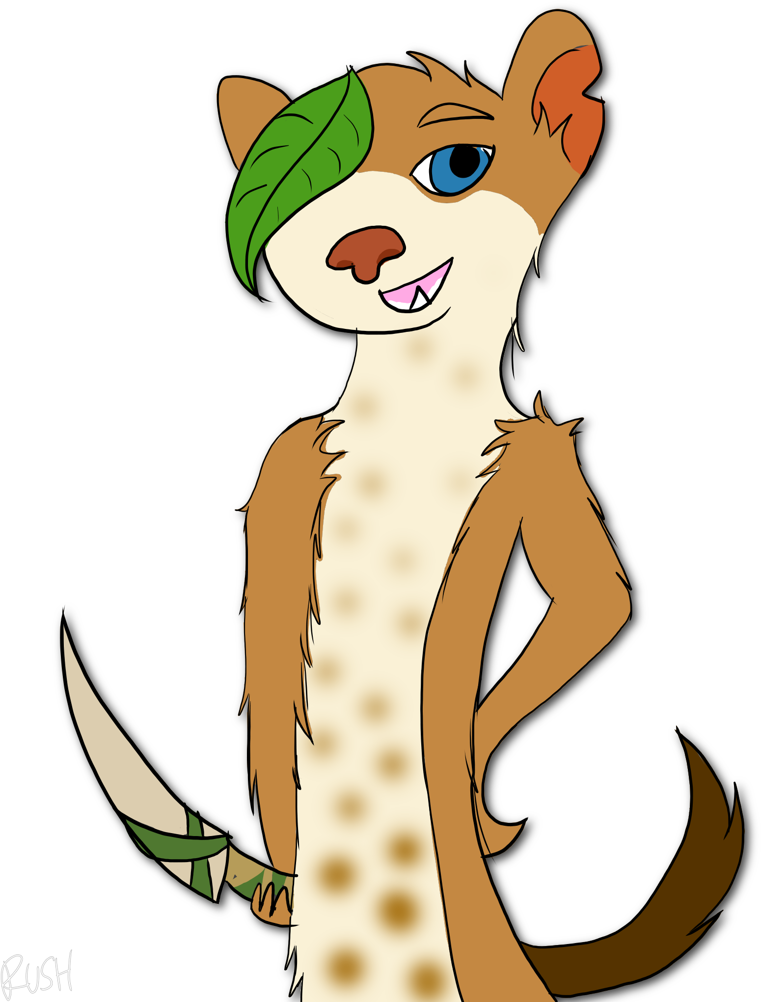 Daisies-sunshine 16 7 Buck The Sexy Weasel By Reallytrulyrush - 2017 (1704x2183)