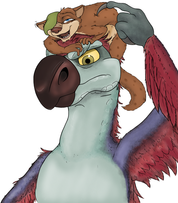 Buck Ice Age Fan Art (601x700)