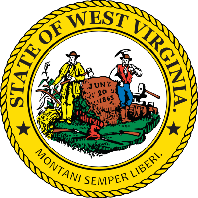 Hunting And Trapping Regulations For West Virginia - Great Seal Of West Virginia Magnet (400x400)