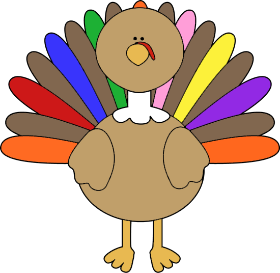 Thanksgivng Color Recognition Game - Free Turkey Clipart Thanksgiving (550x536)
