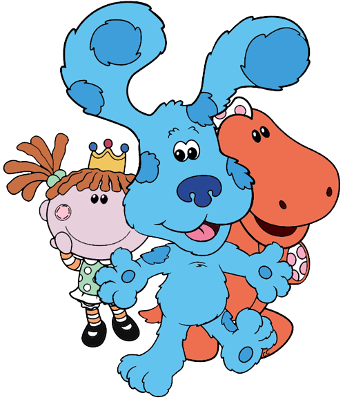 Blues Clues Clipart - Blues Clues Blue Clipart (500x582)
