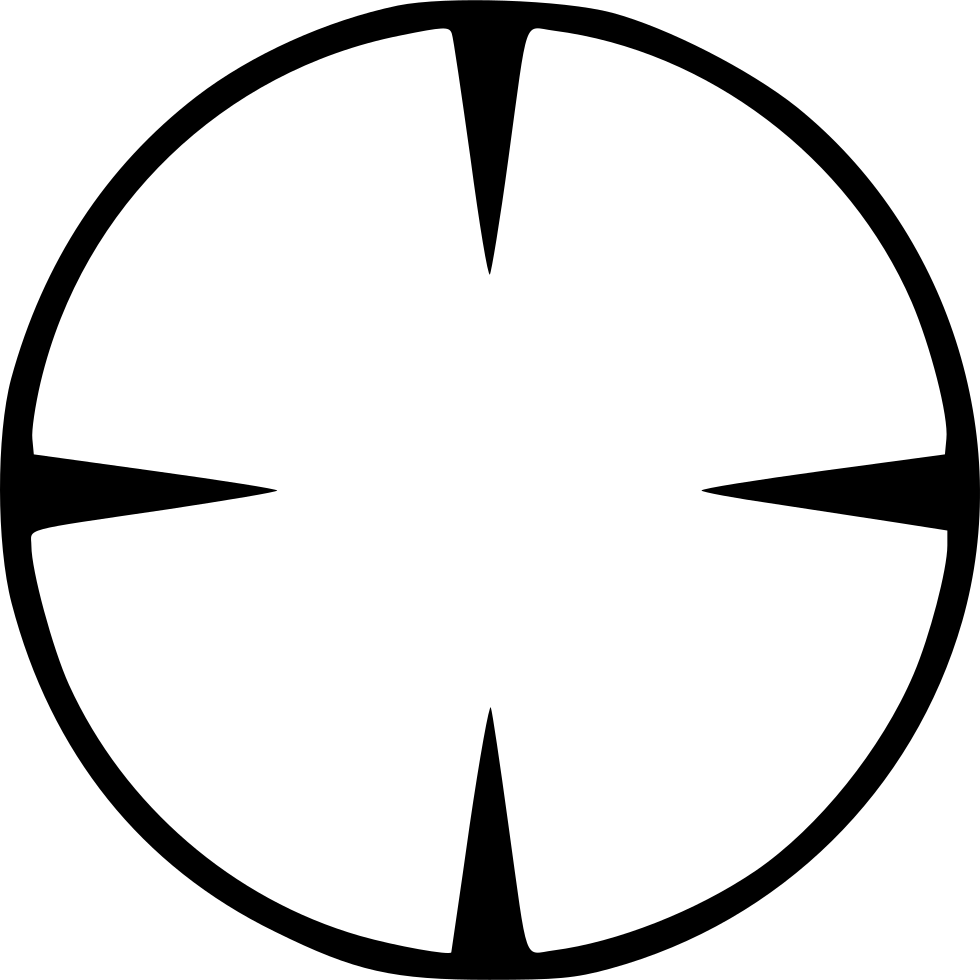 Circle Cross Gun Hunting Sight Sniper Target Comments - Sniper Target Png (980x980)