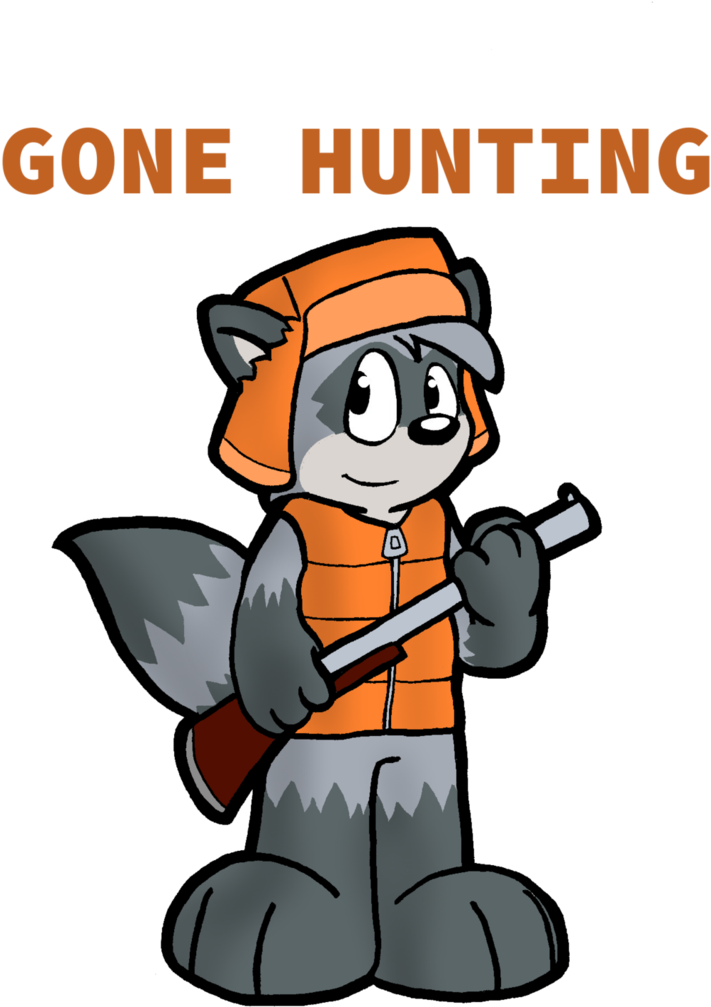 Gone Hunting By Cartcoon - Hunting (731x1093)