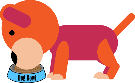 Dog Eating - Dog (548x339)