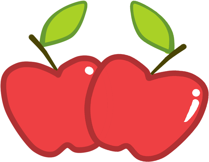 Apple Buck's Cutie Mark By Wolfangelmoon - Red Apple Cutie Mark (800x800)