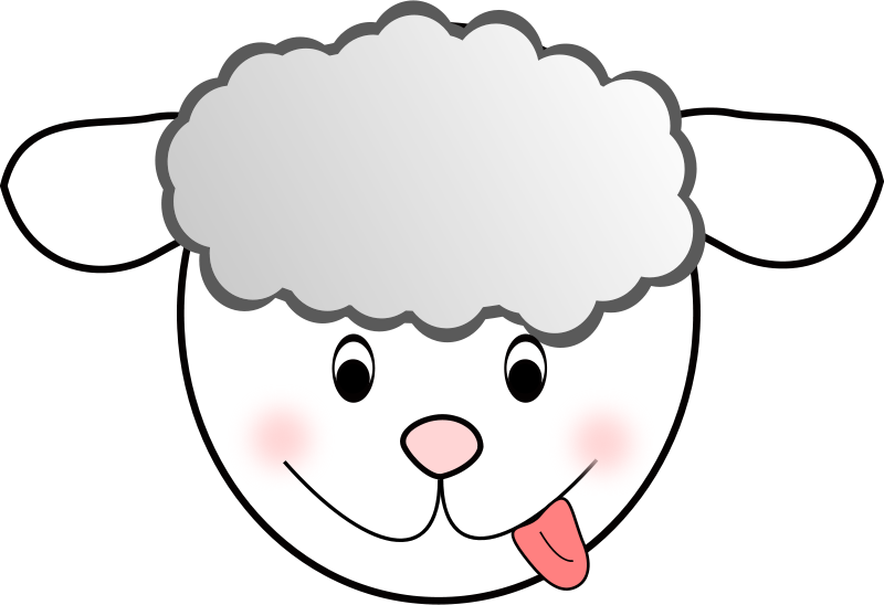 Free Sheep Bad - Sheep Clip Art (800x548)