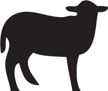 Sheep Outlinepng Clipart - Show Cattle Silhouette (400x400)