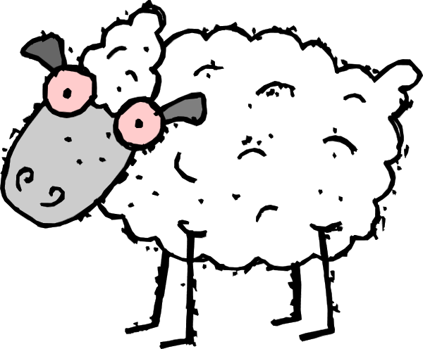 Cartoon Sheep Pictures - Sheep (600x496)