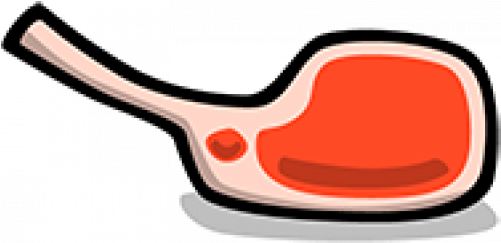 Lamb Chop Clip Art (500x500)