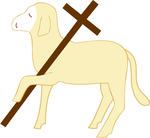 Christianity Symbols Lamb Clipart - Jesus Lamb Of God (500x460)