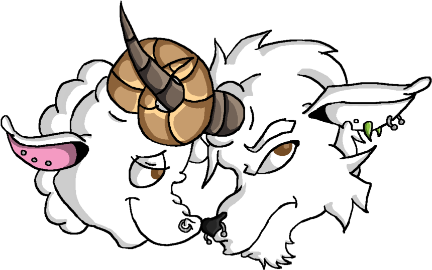 Sheep Go To Heaven, Goats Go To Hell By Flammingcorn - Cartoon (900x579)