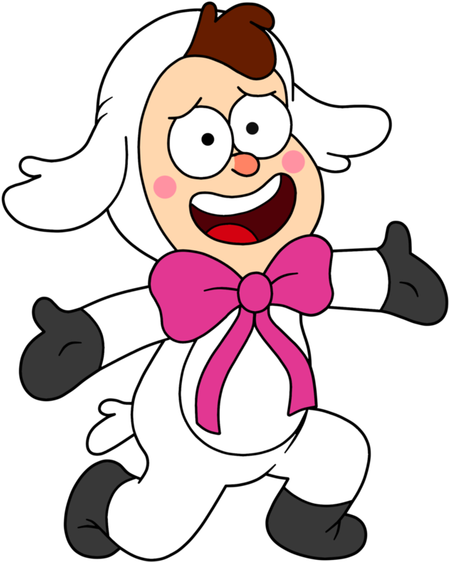 Dipper And Her Sheep Costume By Marc-24 - Cartoon (800x1000)