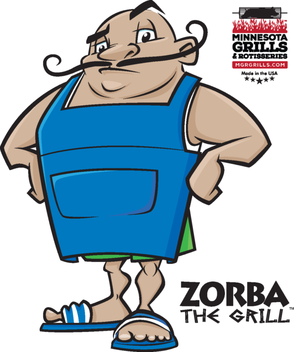 Our Newest Stainless Steel Rotisserie For Those Grilling - Cartoon (584x700)