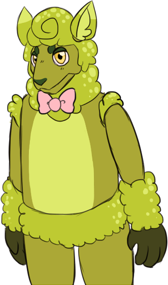 Fritz The Animatronic Sheep By Oh My Maple - Cartoon (331x560)