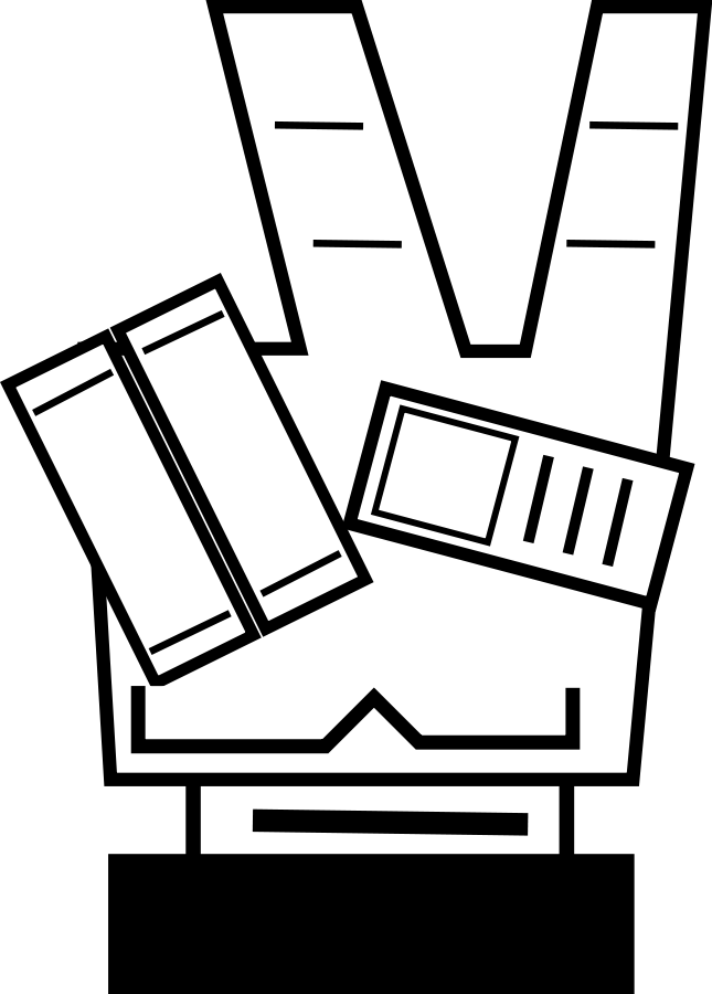 Victory Clipart Free For Download - Simbolo Da Vitoria (645x900)