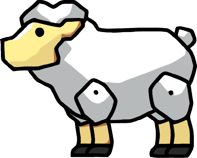 Sheep - Scribblenauts Sheep (635x508)